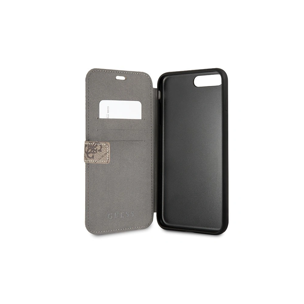 Etui Guess GUFLBKI8L4GB Apple iPhone 7/8 Plus brown/brązowy book 4G