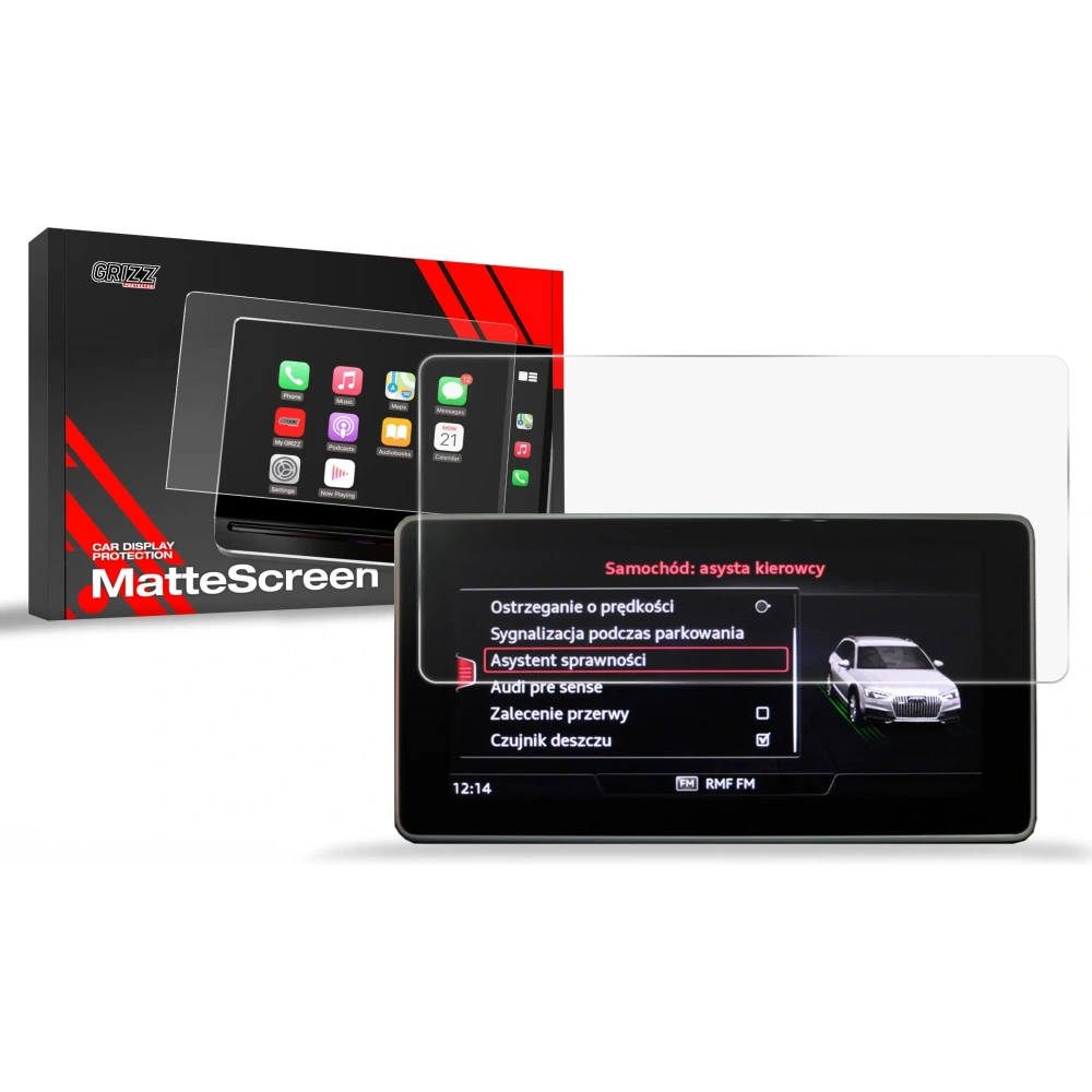 Folia matowa GrizzGlass CarDisplay Protection do Audi A5 Sportback F5 MMI 8,3" 2016-2019