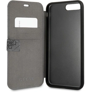 Kup Etui Guess GUFLBKI8L4GG Apple iPhone 7/8 Plus grey/szary book 4G - GUE015GRY - {ean13} - Sklep Home Screen