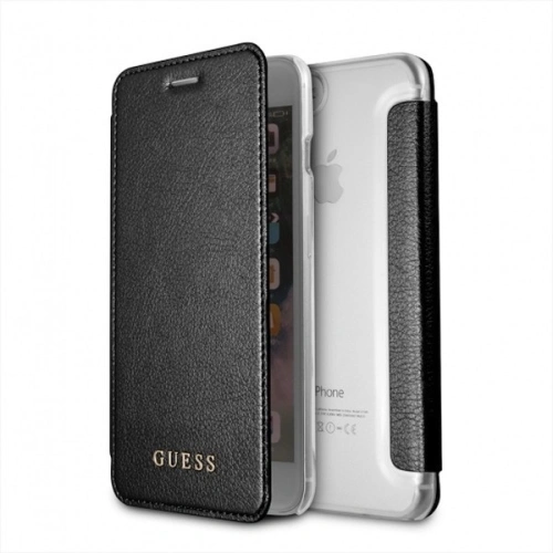 Kup Case Guess GUFLBKI8LIGLTBK Apple iPhone 7/8 Plus schwarz/black Buch Iridescent - GUE017BLK - {ean13} - Sklep Home Screen