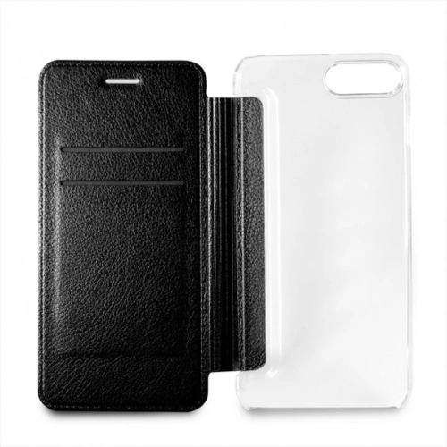 Kup Etui Guess GUFLBKI8LIGLTBK Apple iPhone 7/8 Plus negru/black book Iridescent - GUE017BLK - {ean13} - Sklep Home Screen