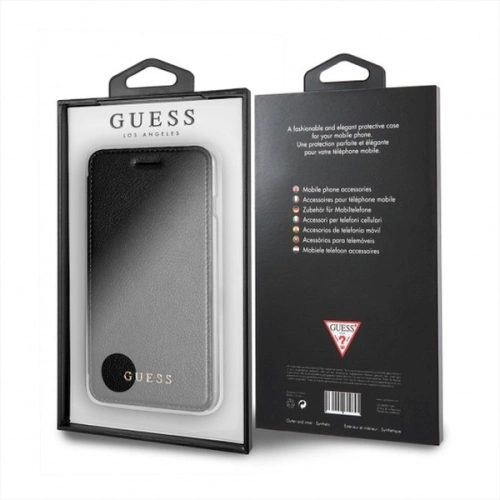 Kup Etui Guess GUFLBKI8LIGLTBK Apple iPhone 7/8 Plus negru/black book Iridescent - GUE017BLK - {ean13} - Sklep Home Screen