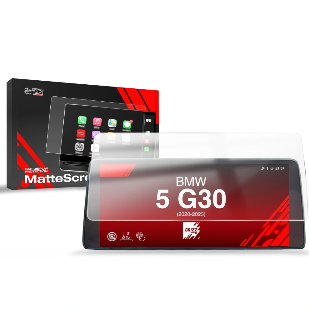Folia matowa GrizzGlass CarDisplay Protection do BMW 5 G30 12,25" 2020-2023