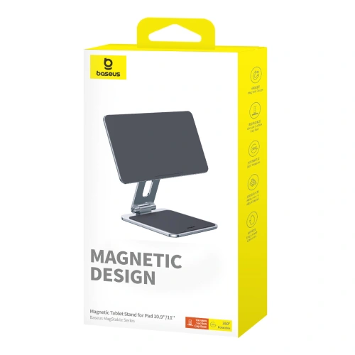 Buy Baseus MagStable magnetic folding stand for 10.9 - 11'' tablet grey - BSU4672 - {ean13} - Home Screen Store Europe