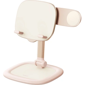 Regulovatelný stojan na telefon / tablet Baseus Seashell Series růžový