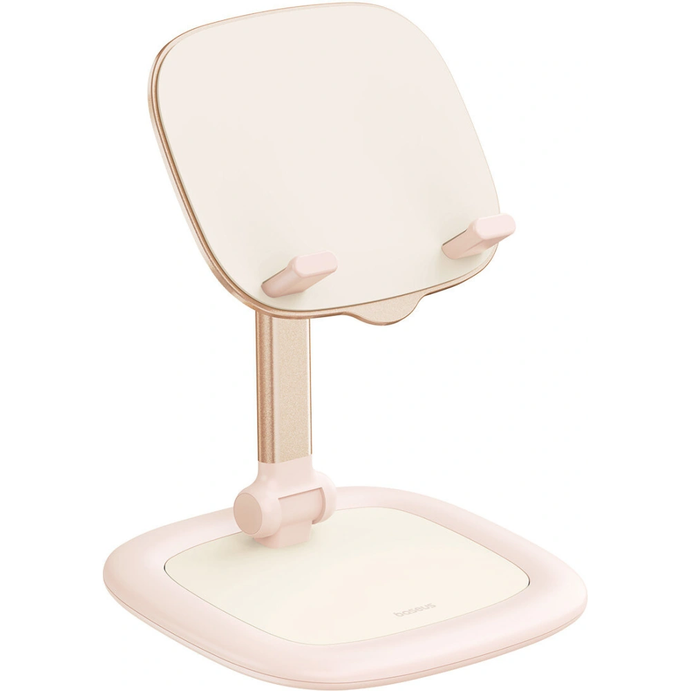 Regulowany stojak na telefon /  tablet Baseus Seashell Series różowy