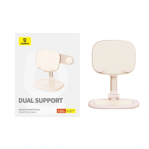 Kup Baseus Suport reglabil pentru telefon / tabletă Seashell Series roz - BSU4673 - {ean13} - Sklep Home Screen