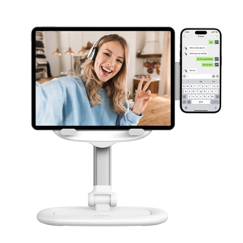 Buy Baseus Seashell Series adjustable phone / tablet stand white - BSU4674 - {ean13} - Home Screen Store Europe