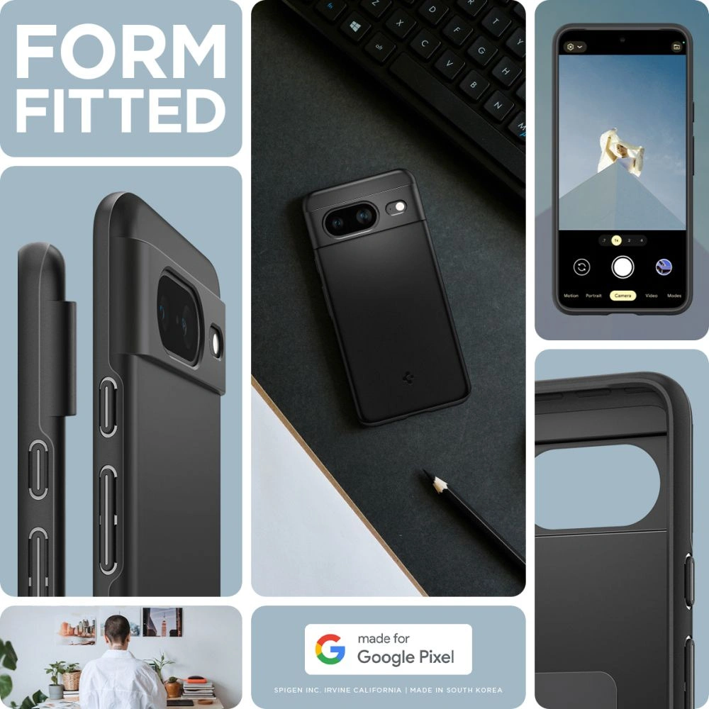 Etui Spigen Thin Fit Google Pixel 8 Black