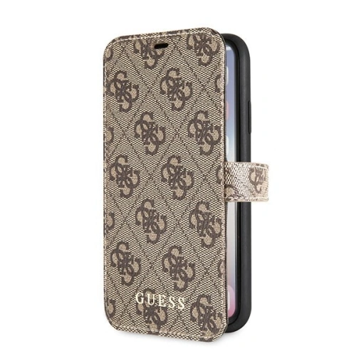 Kup Etui Guess GUFLBKPX4GB Apple iPhone X/XS hnědé knižní 4G - GUE021BR - {ean13} - Sklep Home Screen