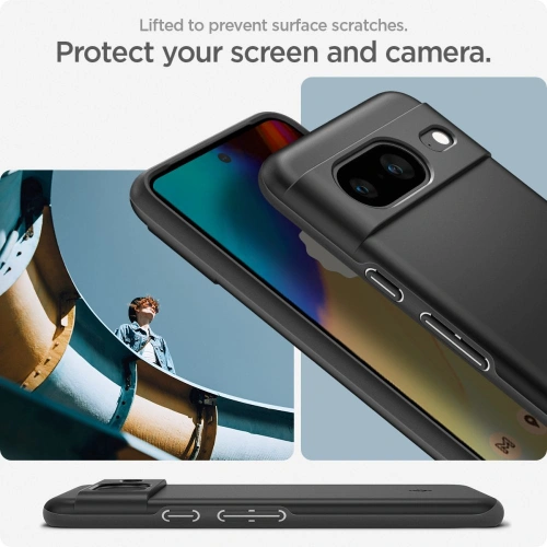 Kup Etui Spigen Thin Fit Google Pixel 8 Fekete - SPN3147 - {ean13} - Sklep Home Screen