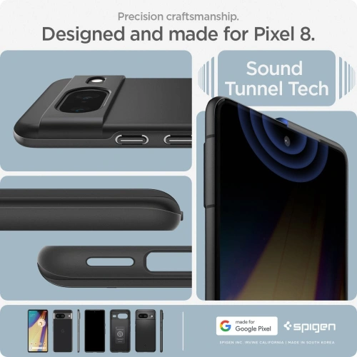 Kup Etui Spigen Thin Fit Google Pixel 8 Fekete - SPN3147 - {ean13} - Sklep Home Screen