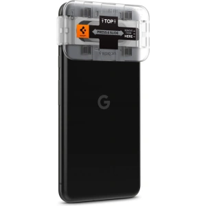 Edzett üveg a Spigen Optik.tr ez Fit Camera Protector Google Pixel 8 Fekete [2 PACK] számára