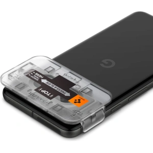 Edzett üveg a Spigen Optik.tr ez Fit Camera Protector Google Pixel 8 Fekete [2 PACK] számára