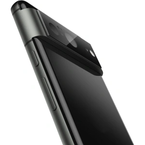 Edzett üveg a Spigen Optik.tr ez Fit Camera Protector Google Pixel 8 Fekete [2 PACK] számára