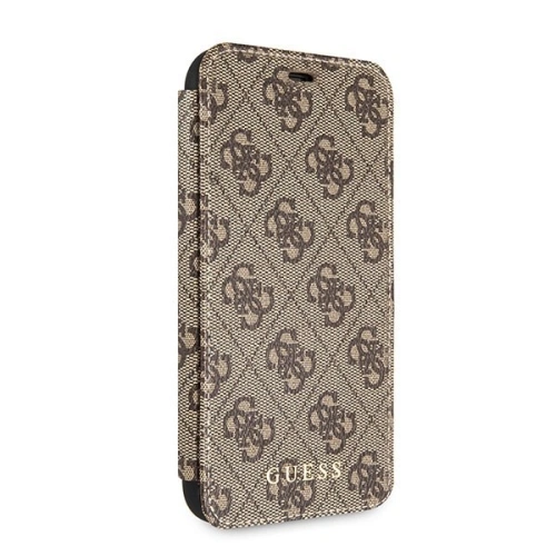 Kup Etui Guess GUFLBKPX4GB Apple iPhone X/XS hnědé knižní 4G - GUE021BR - {ean13} - Sklep Home Screen