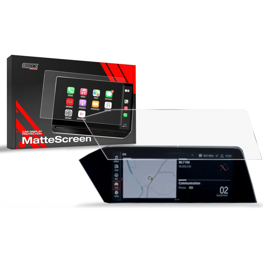 Folia matowa GrizzGlass CarDisplay Protection do BMW X6 G06 12,3" 2019-2023
