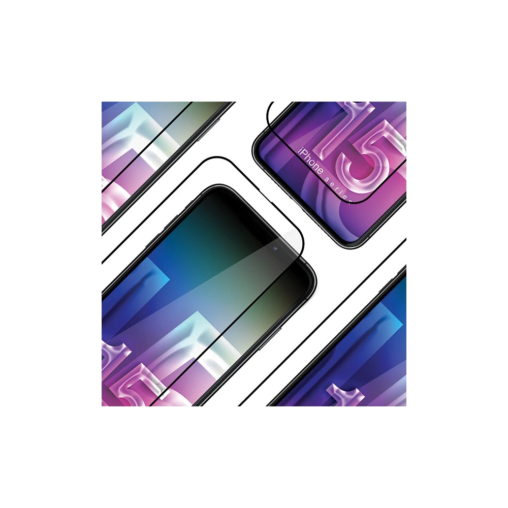 Zestaw etui + szkło ekran + szkło na aparat 3MK Comfort Set 4in1 Apple iPhone 15