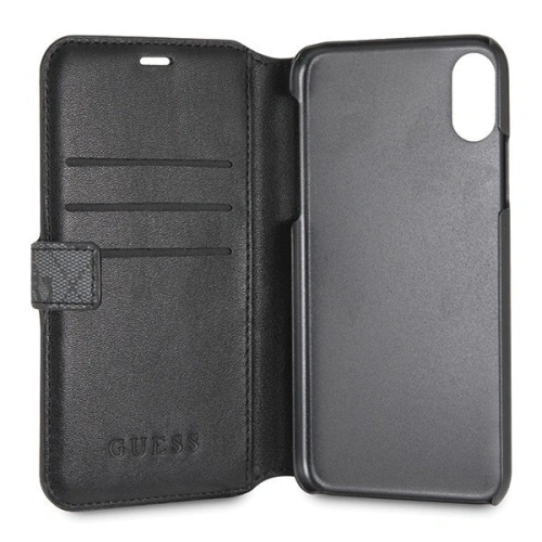 Kup Case Guess GUFLBKPX4GG Apple iPhone X grau/szary Buch 4G UPTOWN - GUE022GRY - {ean13} - Sklep Home Screen