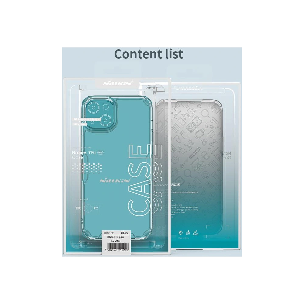 Etui Nillkin Nature Pro Apple iPhone 15 Plus / 14 Plus Clear