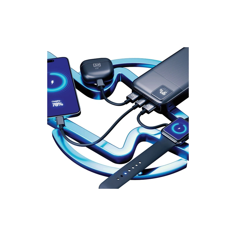 Powerbank 3MK PowerHouse 20000mAh Multi Charge, QC, PD, Pass-Through