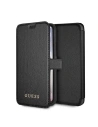 Case Guess GUFLBKPXIGLBK Apple iPhone X/XS schwarz/czarnes Buch Iridescent