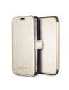 Etui Guess GUFLBKPXIGLGO Apple iPhone X/XS auriu/złoty carte Iridescent