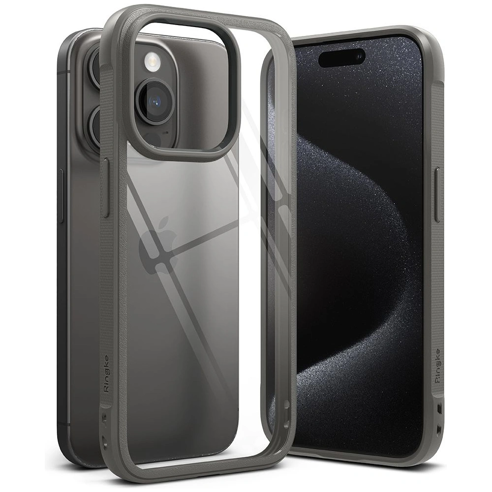 Etui Ringke Fusion Bold Apple iPhone 15 Pro Max Grey