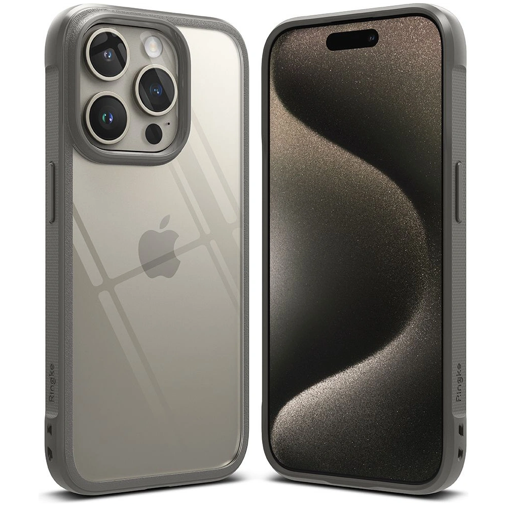Etui Ringke Fusion Bold Apple iPhone 15 Pro Max Grey