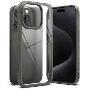 Etui Ringke Fusion Bold Apple iPhone 15 Pro Grey