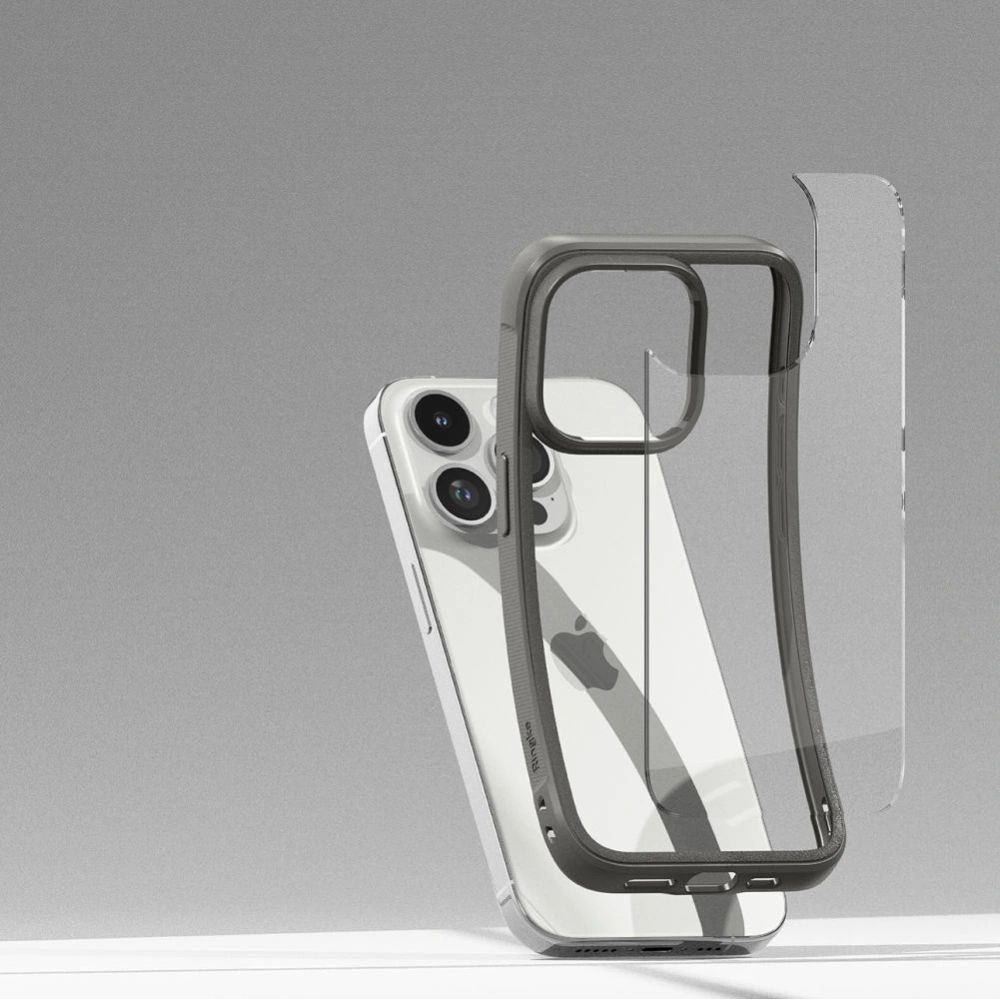 Etui Ringke Fusion Bold Apple iPhone 15 Pro Grey