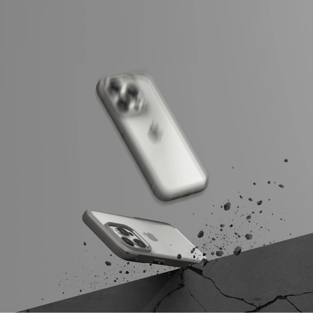 Etui Ringke Fusion Bold Apple iPhone 15 Pro Grey