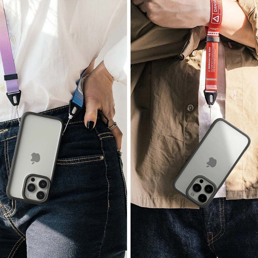 Etui Ringke Fusion Bold Apple iPhone 15 Pro Grey