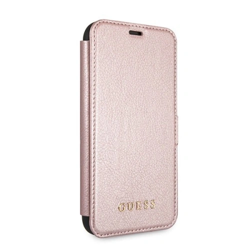 Kup Etui Guess GUFLBKPXIGLRG Apple iPhone X/XS roz auriu/cupru roz carte Iridescent - GUE028RS - {ean13} - Sklep Home Screen