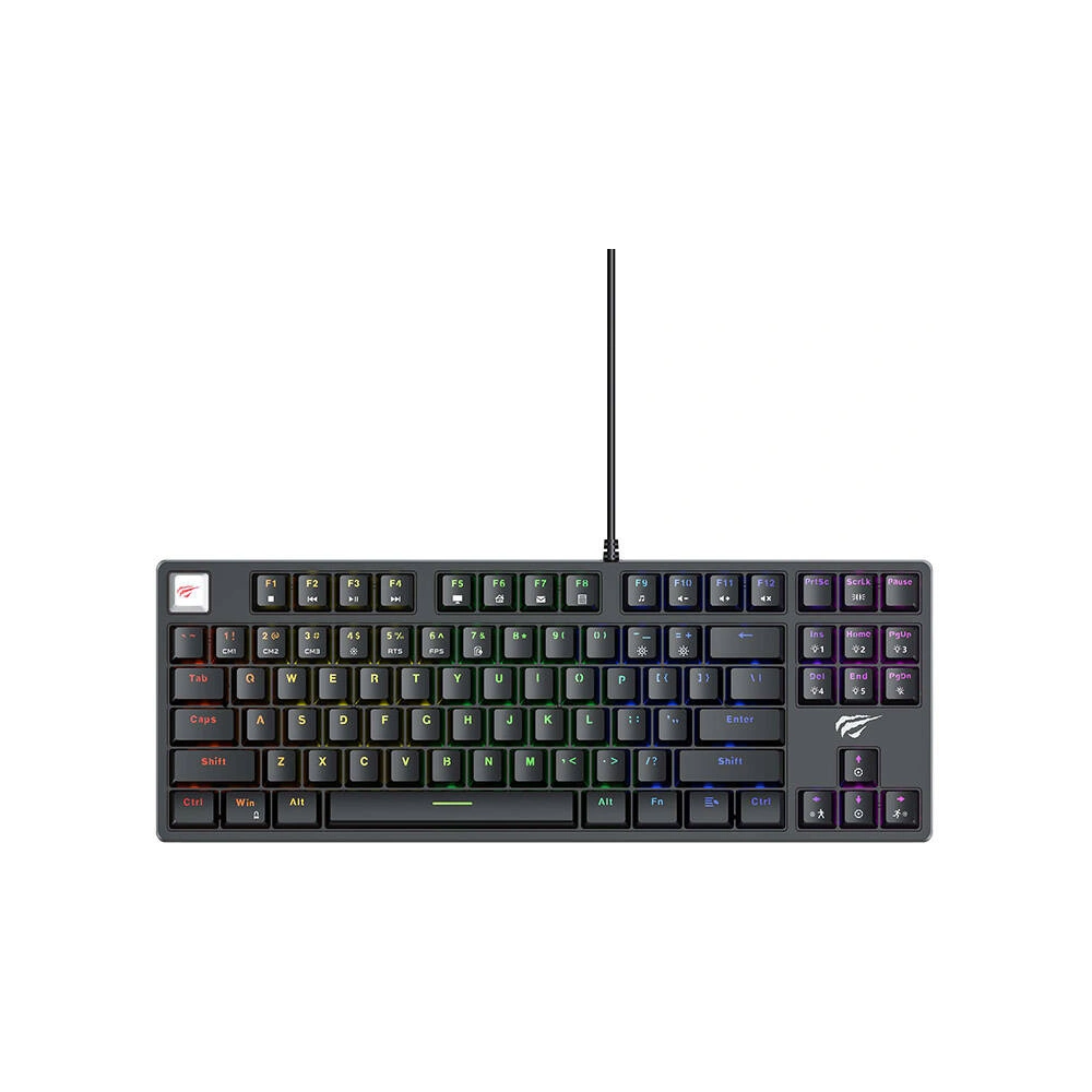 Klawiatura mechaniczna gamingowa Havit KB890L RGB czarna