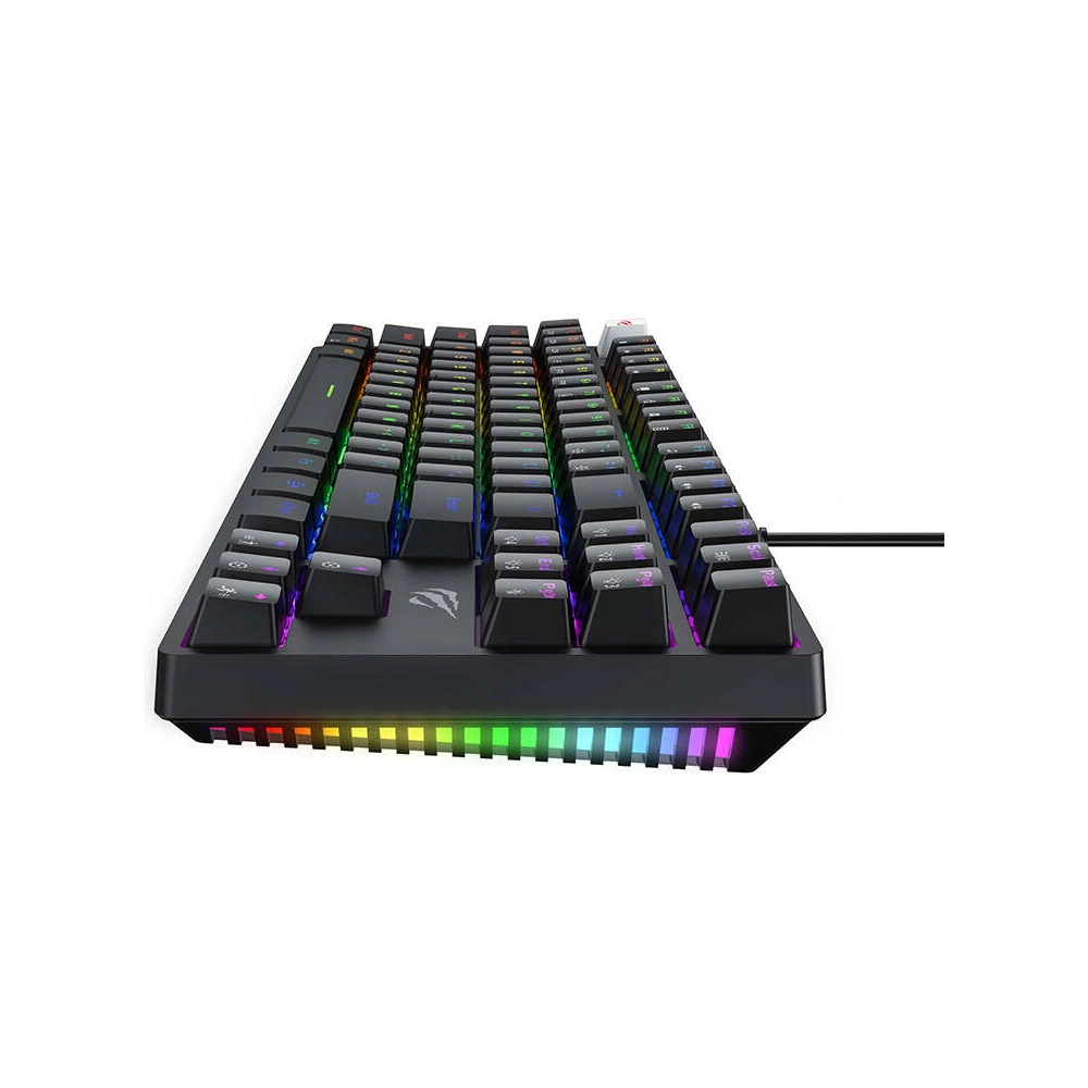 Klawiatura mechaniczna gamingowa Havit KB890L RGB czarna