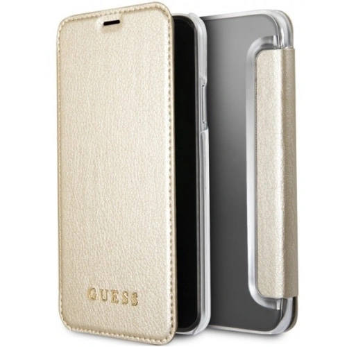 Kup Etui Guess GUFLBKPXIGLTGO Apple iPhone X/XS zlaté book Iridescent - GUE030GLD - {ean13} - Sklep Home Screen