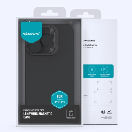 Kup Etui Nillkin Lenswing Magnetic Apple iPhone 15 Pro Černá/Czerný - NLK1245 - {ean13} - Sklep Home Screen