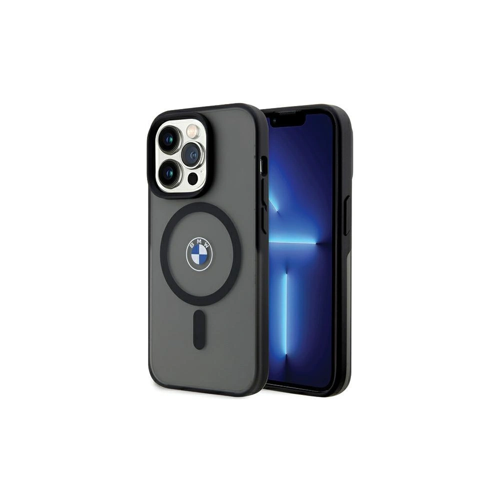Etui BMW BMHMP15LDSLK Apple iPhone 15 Pro hardcase IML Signature MagSafe czarny/black