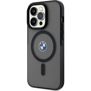 Etui BMW BMHMP15LDSLK Apple iPhone 15 Pro hardcase IML Signature MagSafe czarny/black