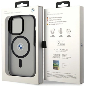 Etui BMW BMHMP15LDSLK Apple iPhone 15 Pro hardcase IML Signature MagSafe czarny/black
