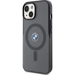 Etui BMW BMHMP15SDSLK Apple iPhone 15 hardcase IML Signature MagSafe czarny/black