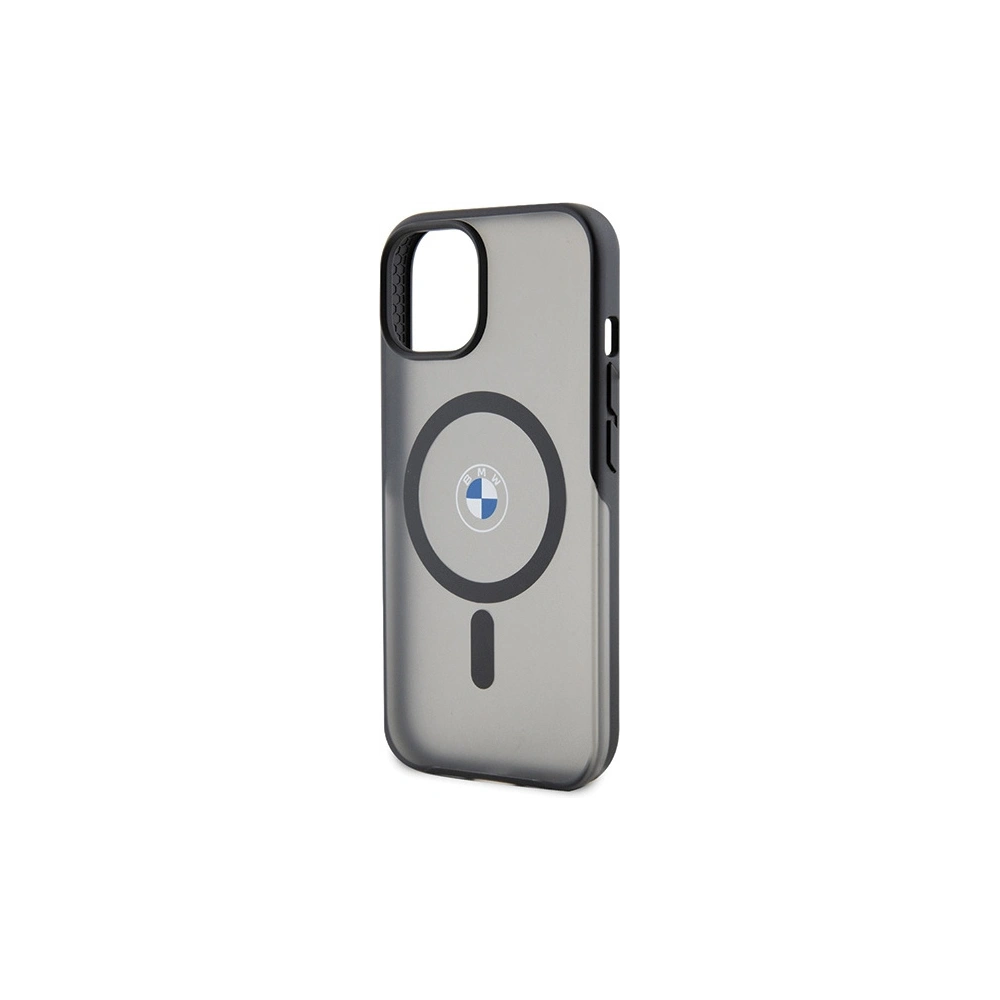 Etui BMW BMHMP15SDSLK Apple iPhone 15 hardcase IML Signature MagSafe czarny/black