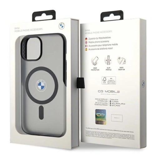 Kup Case BMW BMHMP15SDSLK Apple iPhone 15 Hardcase IML Signature MagSafe schwarz/black - BMW516 - {ean13} - Sklep Home Screen