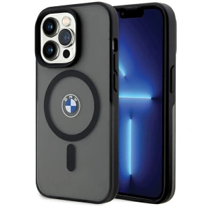 Buy BMW BMHMP15XDSLK Apple iPhone 15 Pro Max hardcase IML Signature MagSafe black - BMW517 - {ean13} - Home Screen Store Europe