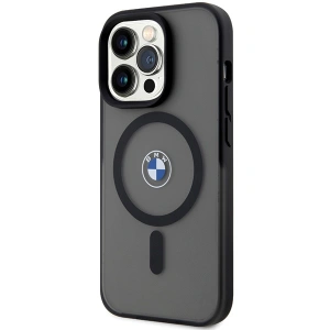 Buy BMW BMHMP15XDSLK Apple iPhone 15 Pro Max hardcase IML Signature MagSafe black - BMW517 - {ean13} - Home Screen Store Europe