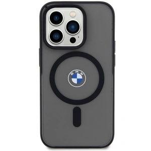 Buy BMW BMHMP15XDSLK Apple iPhone 15 Pro Max hardcase IML Signature MagSafe black - BMW517 - {ean13} - Home Screen Store Europe