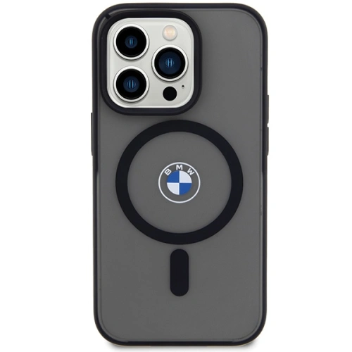 Buy BMW BMHMP15XDSLK Apple iPhone 15 Pro Max hardcase IML Signature MagSafe black - BMW517 - {ean13} - Home Screen Store Europe