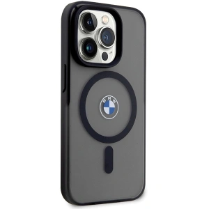 Buy BMW BMHMP15XDSLK Apple iPhone 15 Pro Max hardcase IML Signature MagSafe black - BMW517 - {ean13} - Home Screen Store Europe