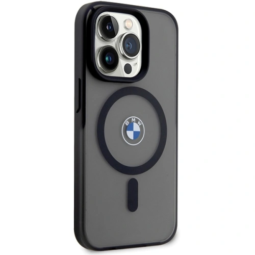 Buy BMW BMHMP15XDSLK Apple iPhone 15 Pro Max hardcase IML Signature MagSafe black - BMW517 - {ean13} - Home Screen Store Europe